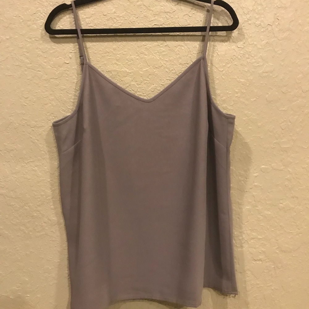 NWOT Silky Gray Banana Republic Tank Top